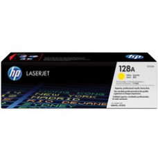 HP 128A Original Toner Cartridge - Single Pack - Laser - Standard Yield - 1300 Pages - Yellow - 1 Each