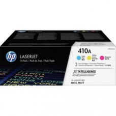 HP 410A Toner Cartridge - Cyan, Magenta - Laser - Standard Yield - 2300 Pages Cyan, 2300 Pages Magenta, 2300 Pages Yellow - 3 / Box
