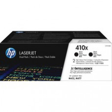 HP 410X Toner Cartridge - Black - Laser - High Yield - 6500 Pages (Per Cartridge) - 2 / Box
