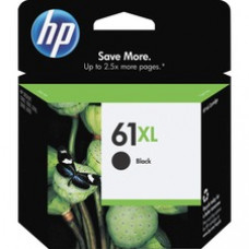 HP 61XL Original Ink Cartridge - Inkjet - 480 Pages - Black - 1 Each