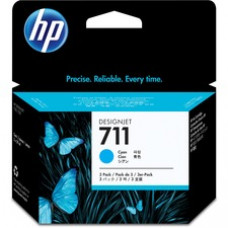 HP 711 Original Ink Cartridge - Multi-pack - Inkjet - Cyan - 3 / Pack