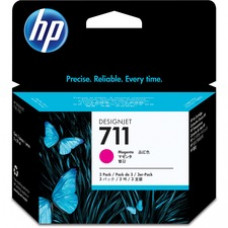 HP 711 Original Ink Cartridge - Multi-pack - Inkjet - Magenta - 3 / Pack