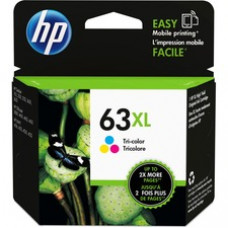 HP 63XL Original Ink Cartridge - Inkjet - High Yield - 330 Pages - Tri-color - 1 Each