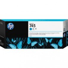 HP 745 Ink Cartridge - Cyan - Inkjet - High Yield - 1 Each