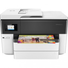 HP Officejet Pro 7740 Wireless Inkjet Multifunction Printer - Color - Copier/Fax/Printer/Scanner - 34 ppm Mono/34 ppm Color Print - 4800 x 1200 dpi Print - Automatic Duplex Print - Up to 30000 Pages Monthly - 500 sheets Input - Color Scanner - 1200 d