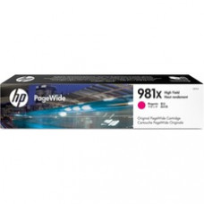 HP 981X Original Ink Cartridge - Single Pack - Inkjet - High Yield - 10000 Pages - Magenta - 1 Each