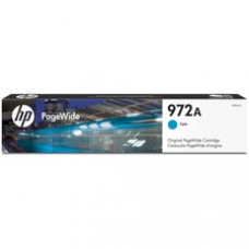 HP 972A Original Ink Cartridge - Single Pack - Page Wide - Standard Yield - 3000 Pages - Cyan - 1 Each