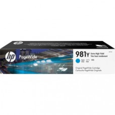 HP 981G Original Ink Cartridge - Page Wide - Extra High Yield - 16000 Pages - Cyan - 1 Each