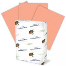 Hammermill Paper for Copy 8.5x11 Copy & Multipurpose Paper - Salmon - Recycled - 30% Recycled Content - Letter - 8 1/2