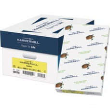 Hammermill Paper for Copy 8.5x14 Colored Paper - Canary - Recycled - 30% Fiber Recycled Content - Legal - 8 1/2