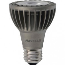 Havells LED Flood PAR20 Light Bulb - 7 W - PAR20 Size - Warm White Light Color - 40000 Hour - 4940.3°F (2726.8°C) Color Temperature - 80 CRI - Dimmable - Energy Saver, Mercury-free, UV Protection - 1 Each