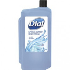 Dial Spring Body Wash Dispenser Refill - Spring Water Scent - 33.8 fl oz (1000 mL) - Bacteria Remover - Body - Residue-free - 1 Each