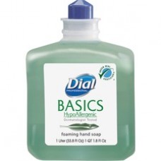 Dial Basics HypoAllergenic Foam Soap Refill - Honeysuckle Scent - 33.8 fl oz (1000 mL) - Hand - Green - Hypoallergenic, Moisturizing - 1 Each