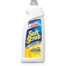 Soft Scrub Total All Purpose Cleanser - Cleaning Cream - Lemon Scent - 6 / Carton
