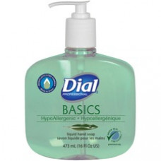 Dial Basics Liquid Hand Soap - 16 fl oz (473.2 mL) - Hand, Healthcare, School, Office, Restaurant, Daycare - Green - 1 Each