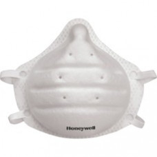 Honeywell Molded Cup N95 Respirator Mask - Recommended for: Face, Grinding, Sanding, Woodworking, Masonry, Drywall, Home, Sweeping, Yardwork - Disposable, Latex-free, Lightweight, Strong, Non-allergenic, Head Strap, Flexible - One Size Size - Particulate,
