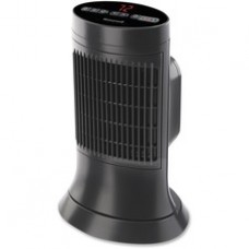 Honeywell Digital Ceramic Compact Heater - Ceramic - Electric - 750 W to 1500 W - 2 x Heat Settings - Yes - 1500 W - Tower - Black