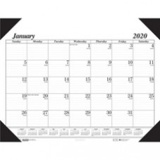 House of Doolittle Recycled Compact Size Economy Desk Pad - Monthly - January 2023 - December 2023 - 1 Month Single Page Layout - 18 1/2