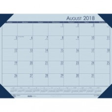 House of Doolittle Compact Academic Desk Pad - Academic - Daily, Weekly, Monthly, Yearly - 12 Month - August 2022 - July 2023 - 1 Month Single Page Layout - 18 1/2