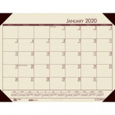 House of Doolittle Ecotones Compact Calendar Desk Pads - Julian Dates - Monthly - 1 Year - January 2023 - December 2023 - 1 Month Single Page Layout - 22