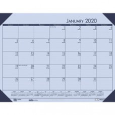House of Doolittle Ecotones Compact Calendar Desk Pads - Julian Dates - Monthly - 1 Year - January 2023 - December 2023 - 1 Month Single Page Layout - 22