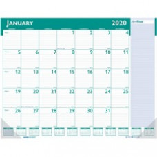 House of Doolittle ExpressTrack Desk Pad Calendar - Julian Dates - Monthly - 13 Month - January 2023 - January 2024 - 1 Month Single Page Layout - 22