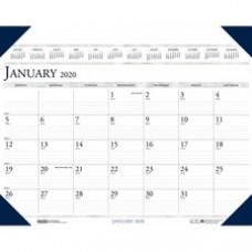 House of Doolittle Eco-friendly Executive Calendar Desk Pad - Julian Dates - Monthly - 1 Year - January 2023 - December 2023 - 1 Month Single Page Layout - 24