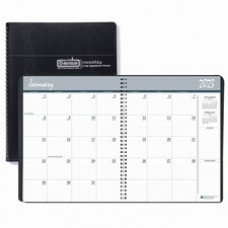 House of Doolittle Planner - Julian Dates - 5.2 Year - December - January - 1 Month Double Page Layout - Spiral Bound - Black - Black - 11
