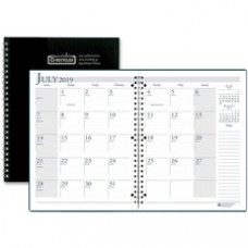 House of Doolittle Black Cover Academic Monthly Planner - Monthly - 14 Month - July 2022 - August 2023 - 1 Month Double Page Layout - 8 1/2