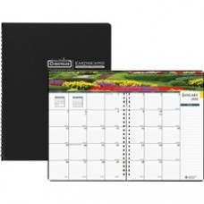 House of Doolittle Earthscapes Gardens Monthly Planner - Julian Dates - Monthly - 1 Year - January 2023 - December 2023 - 1 Month Double Page Layout - 7