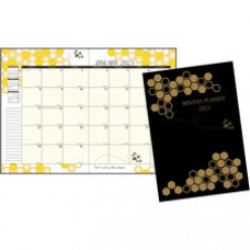 House of Doolittle Honeycomb Monthly Calendar Planner - Julian Dates - Monthly - 12 Month - January - December - 1 Month Double Page Layout - 7