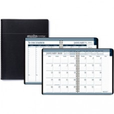 House of Doolittle Tabbed Wirebound Weekly/Monthly Planner - Julian Dates - Weekly, Monthly, Daily - 12 Month - January 2023 - December 2023 - 8:00 AM to 8:30 PM - Half-hourly - 1 Week, 1 Month Double Page Layout - 8 1/2
