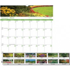 House of Doolittle Earthscapes Gardens Wall Calendar - Julian Dates - Monthly - 1 Year - January 2023 - December 2023 - 1 Month Single Page Layout - 12