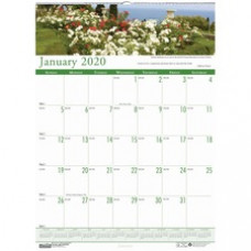 House of Doolittle Earthscapes Gardens Wall Calendar - Julian Dates - Monthly - 1 Year - January 2023 - December 2023 - 1 Month Single Page Layout - 15 1/2