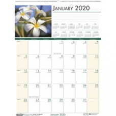 House of Doolittle EarthScapes Flowers Photo Wall Calendar - Julian Dates - Daily, Weekly, Monthly - 12 Month - January 2023 - December 2023 - 1 Month Single Page Layout - 2.13
