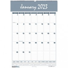 House of Doolittle Bar Harbor 12-Month Wall Calendar - Julian Dates - Monthly - 1 Year - January 2023 - December 2023 - 1 Month Single Page Layout - 15 1/2