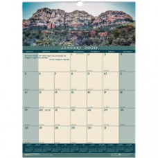 House of Doolittle Landscapes Nature Photo Wall Calendars - Julian Dates - Monthly - 1 Year - January 2023 - December 2023 - 1 Month Single Page Layout - 12