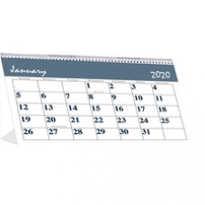 House of Doolittle Spiral Bound Tent Top Calendars - Julian Dates - Monthly - January 2023 - December 2023 - 1 Month Double Page Layout - 7