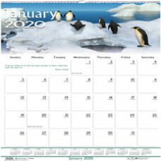 House of Doolittle Earthscapes Wildlife Wall Calendars - Julian Dates - Monthly - 1 Year - January 2023 - December 2023 - 1 Month Single Page Layout - 12