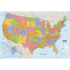 House of Doolittle Laminated United States Map - 50