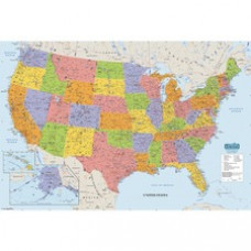 House of Doolittle Laminated United States Map - 38