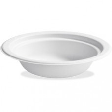 Huhtamaki 12oz White Disposable Bowls - 125 - 10.1 fl oz Bowl - Paper - Disposable - Microwave Safe - White - 1000 Piece(s) / Carton