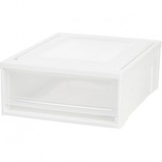 IRIS Stackable Storage Box Drawer - External Dimensions: 19.6