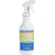 Dymon Liquid Alive Instant Odor Digester - Spray - 0.25 gal (32 fl oz) - Bottle - 12 / Carton