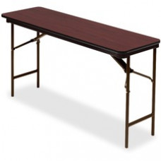 Iceberg Premium Wood Laminate Folding Table - Rectangle Top - 60