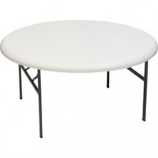 Iceberg IndestrucTable TOO 1200 Series Round Folding Table - Round Top - Four Leg Base - 4 Legs - 1