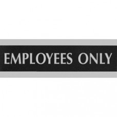 Headline Signs EMPLOYEES ONLY Sign - 1 Each - Employees Only Print/Message - 9