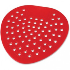 Impact Products Deluxe Deodorizing Urinal Screens - Cherry - Lasts upto 45 Day - Deodorizer, Flexible - 12 / Box - Red