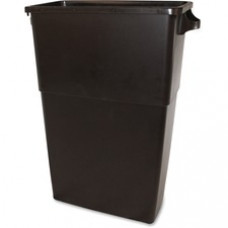 Thin Bin 23-gal Brown Container - 23 gal Capacity - Handle, Durable - Polyethylene - Brown