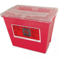 Impact Products 2-gallon Sharps Container - 2 gal Capacity - Rectangular - 10
